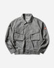 Cav Empt Ash Community Button Jacket Grey Coats and Jackets Bomber Jackets CES28JK18 GREY