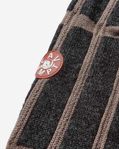 Cav Empt Rectangular Bar Knit Cardigan Brown Knitwears Cardigans CES28KN02 BROWN