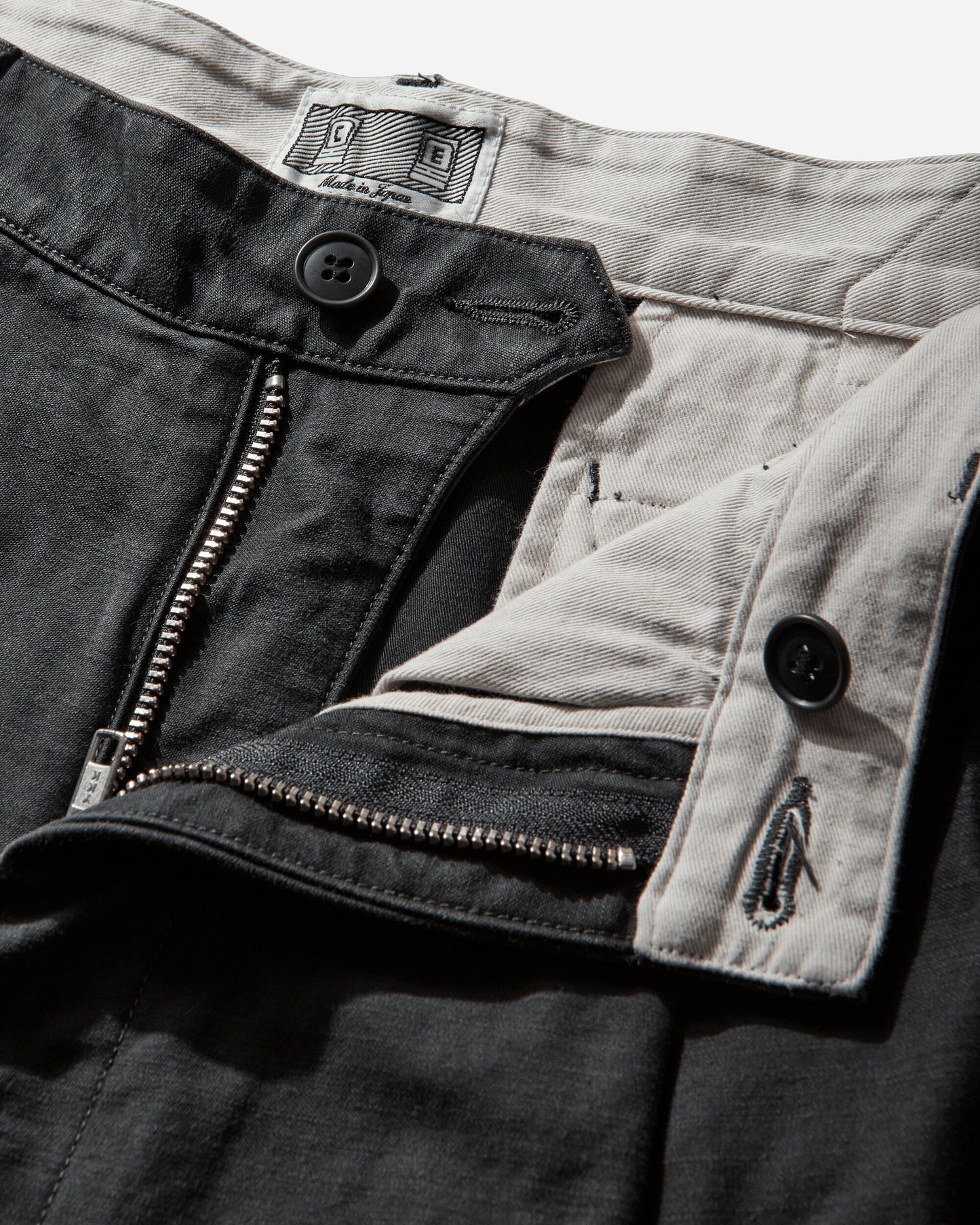 Cav Empt Washed Cotton One Tuck Pants Charcoal Pants Casual CES29PT08 CHARCOAL