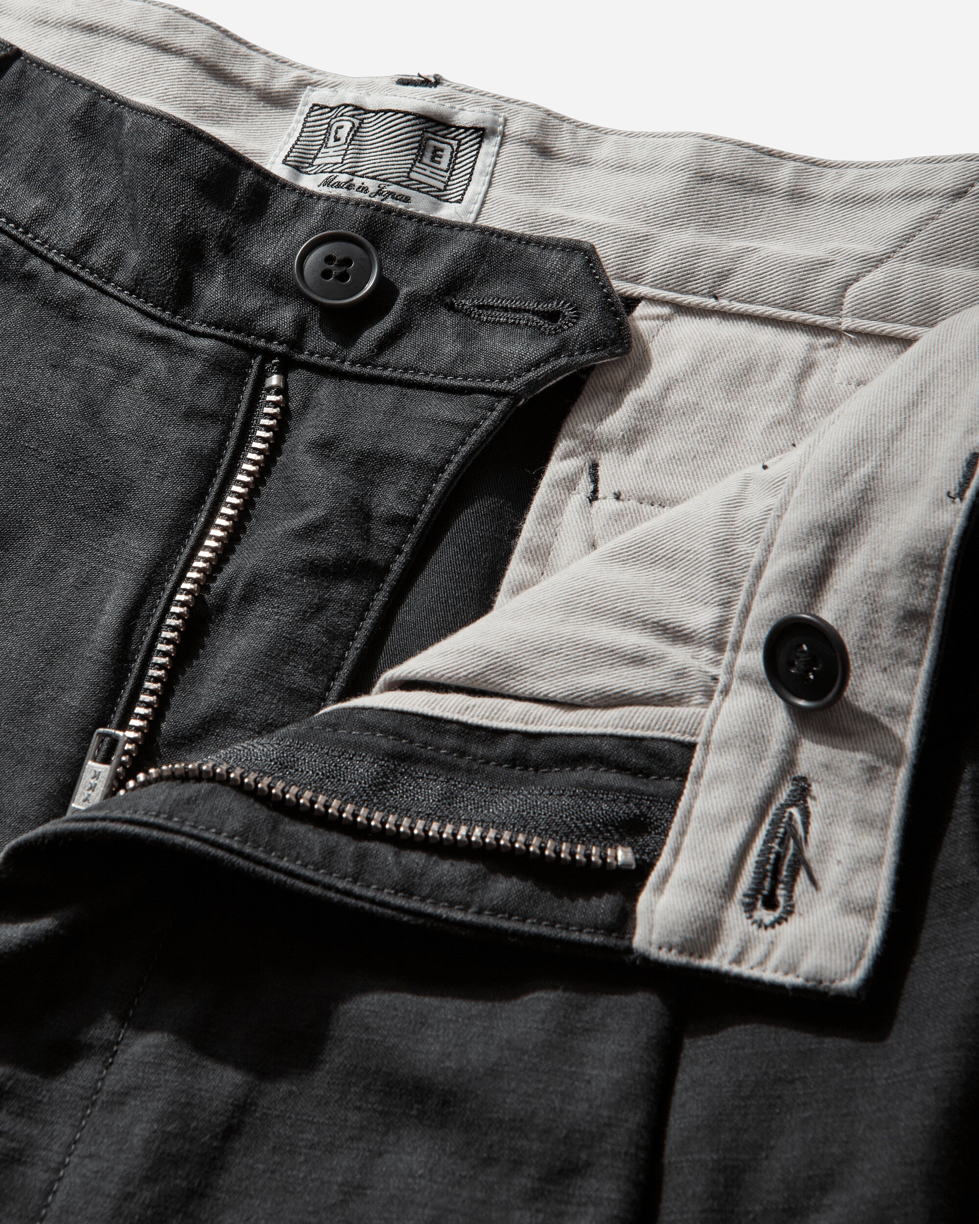 Cav Empt Washed Cotton One Tuck Pants Charcoal Pants Casual CES29PT08 CHARCOAL