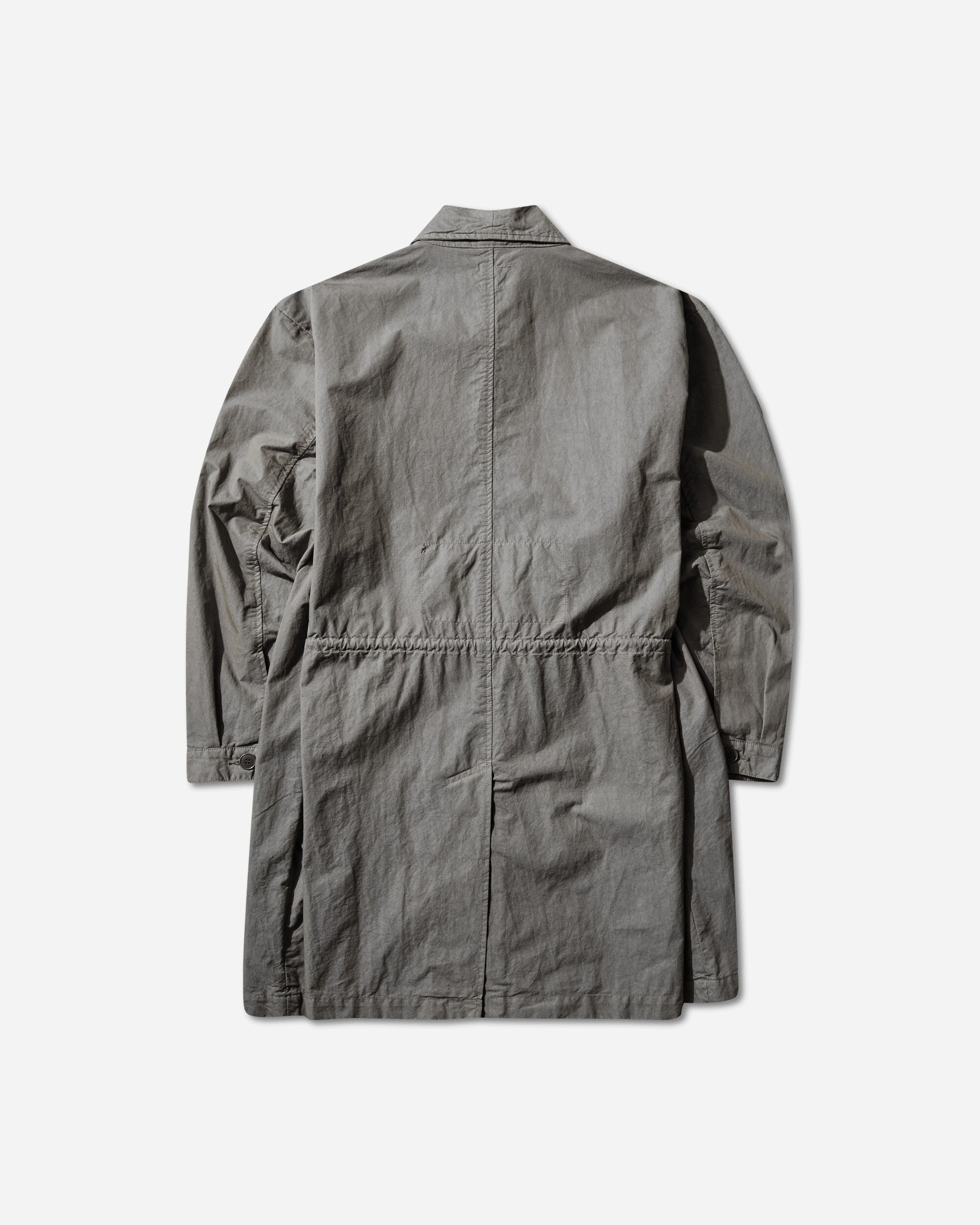 Cav Empt Overdye Cn Long Coat Grey Coats and Jackets Coats CES29JK05 GREY