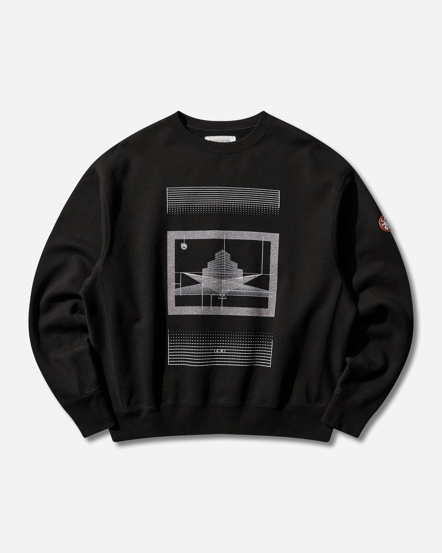 Cav Empt As Cdisc2 1 Crew Neck Black Sweatshirts Crewneck CES29CS09 BLACK