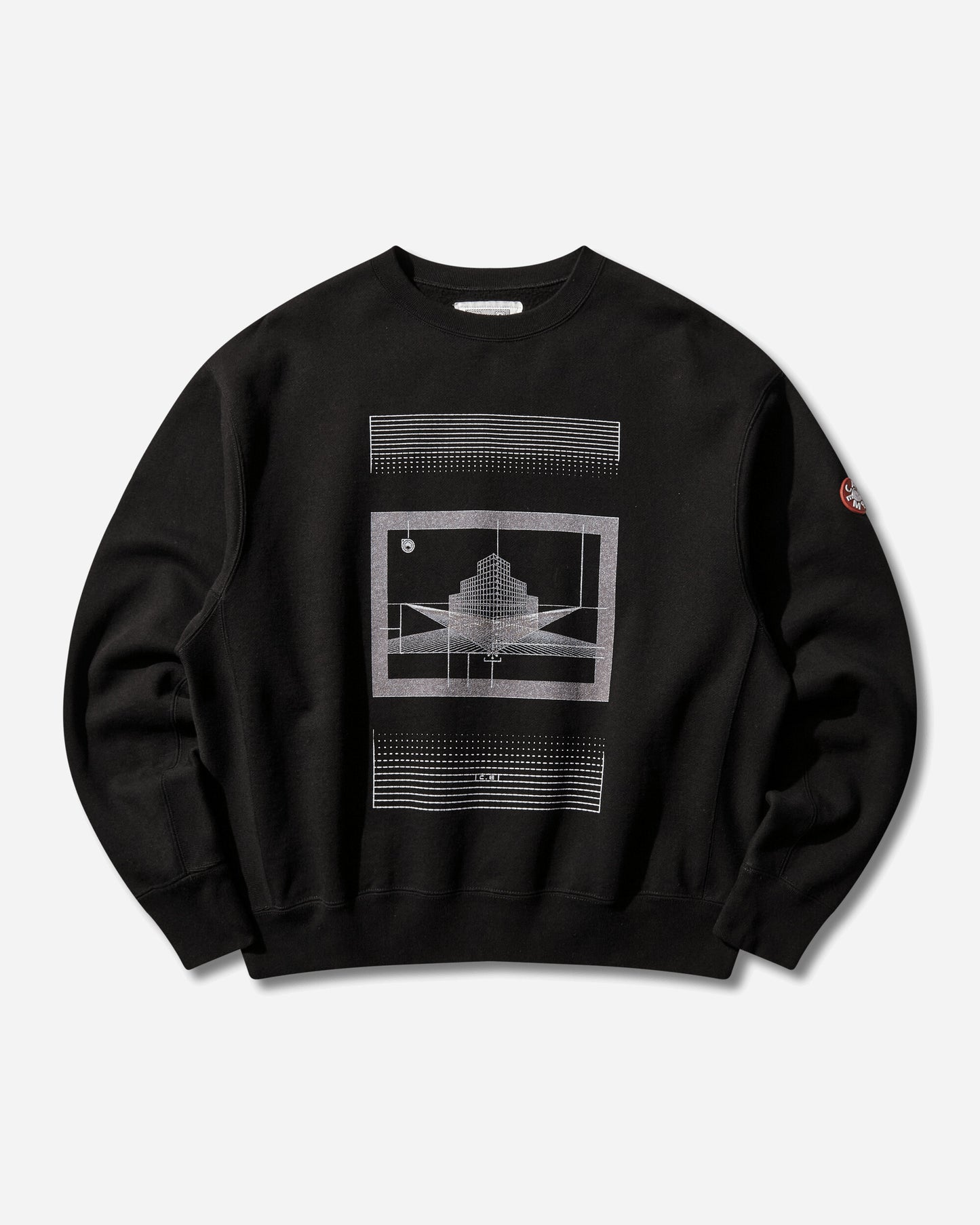 Cav Empt As Cdisc2 1 Crew Neck Black Sweatshirts Crewneck CES29CS09 BLACK
