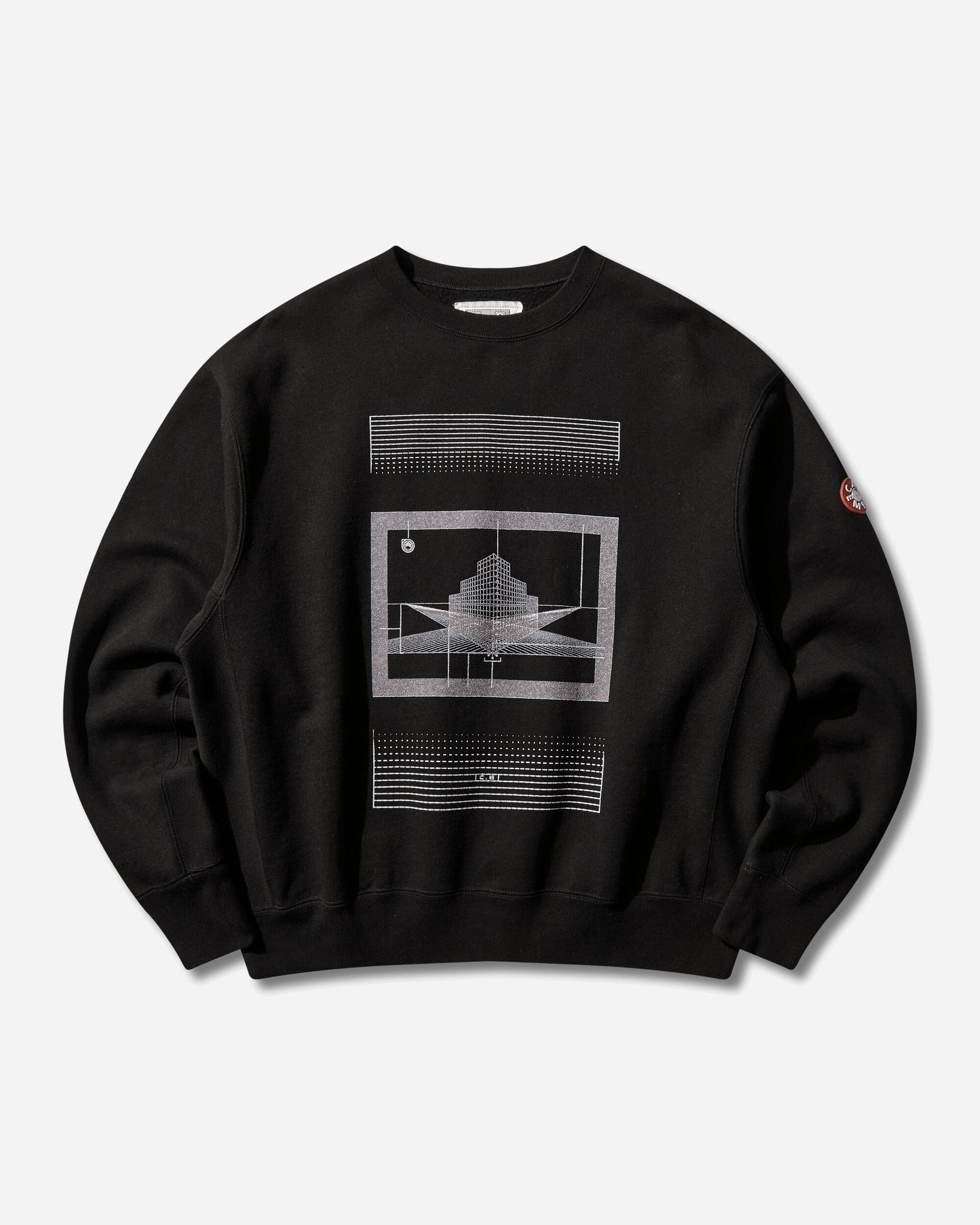 Cav Empt As Cdisc2 1 Crew Neck Black Sweatshirts Crewneck CES29CS09 BLACK