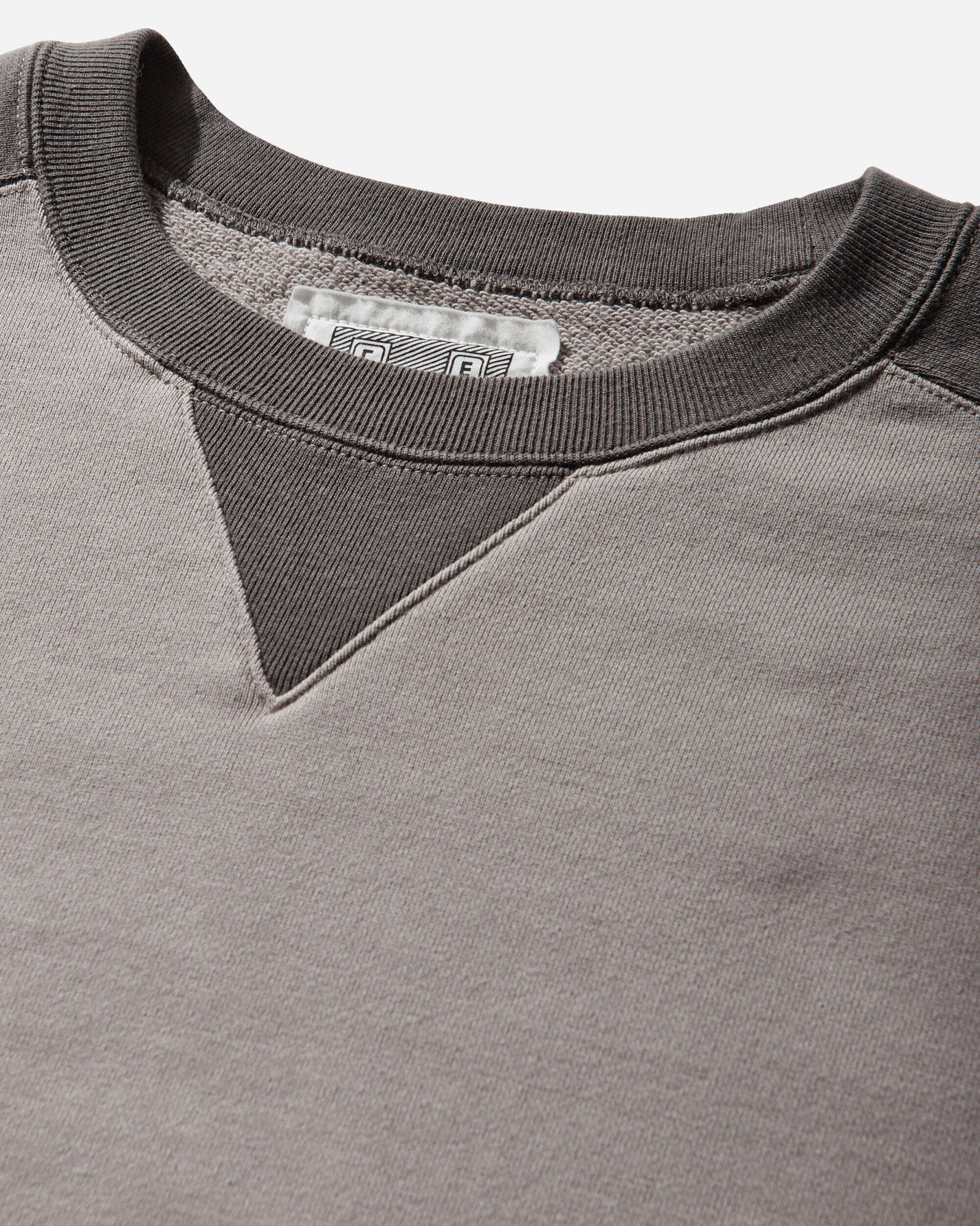 Cav Empt Panel Shoulder Crew Neck Beige Sweatshirts Crewneck CES29CS05 BEIGE