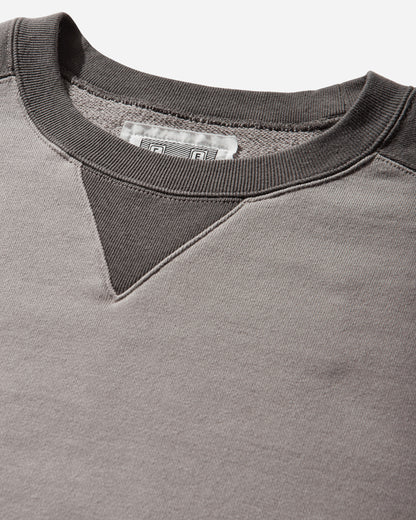 Cav Empt Panel Shoulder Crew Neck Beige Sweatshirts Crewneck CES29CS05 BEIGE