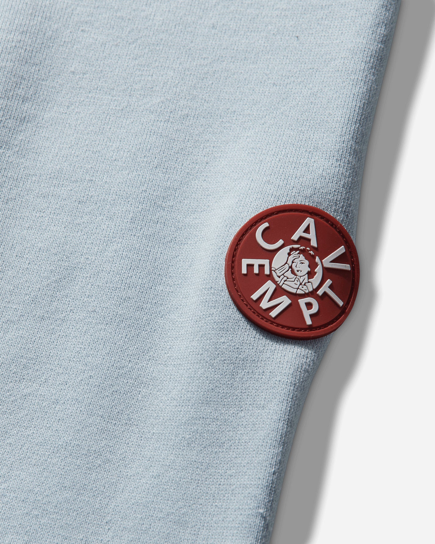 Cav Empt Panel Shoulder Crew Neck Blue Sweatshirts Crewneck CES29CS05 BLUE