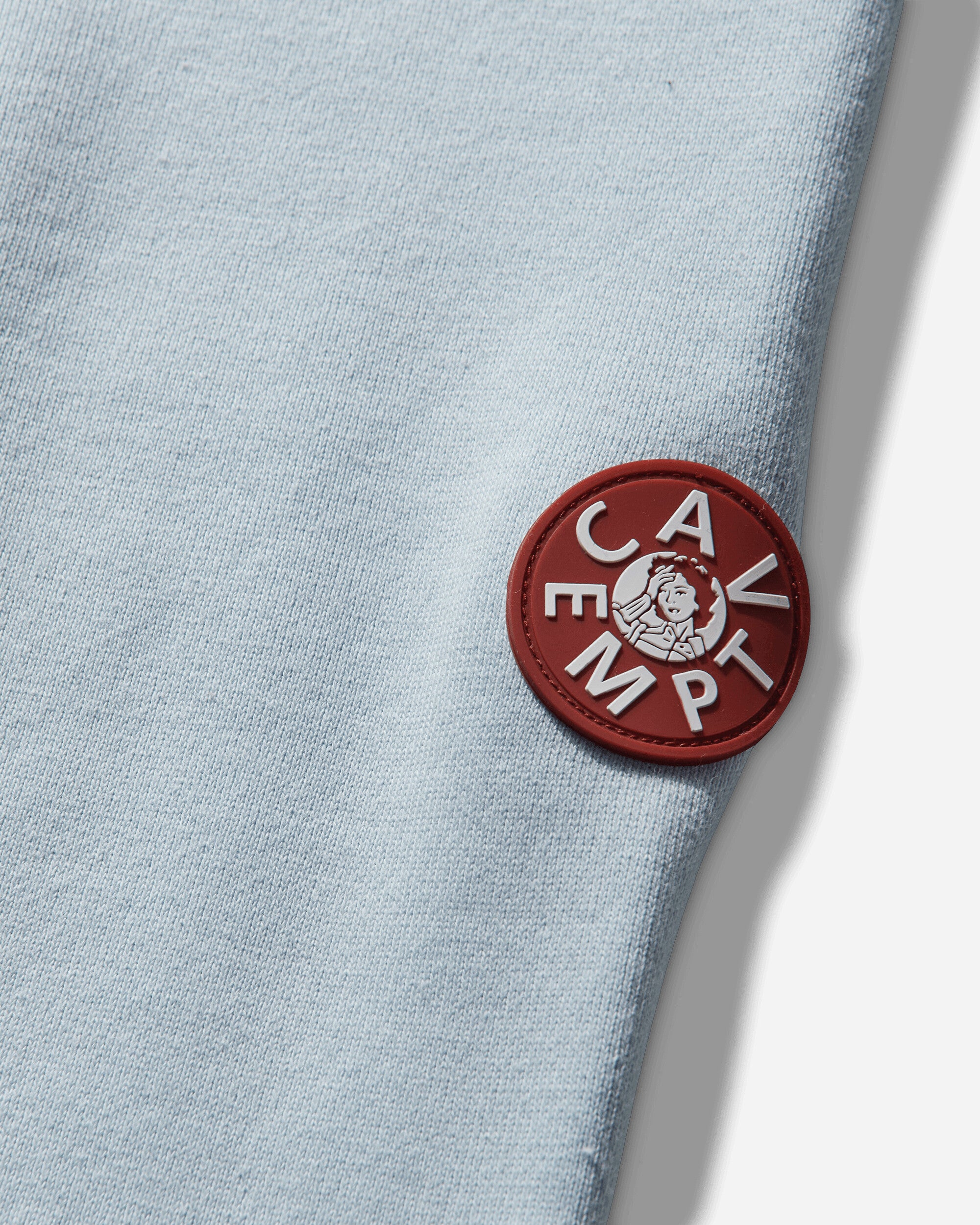 Cav Empt Panel Shoulder Crew Neck Blue Sweatshirts Crewneck CES29CS05 BLUE