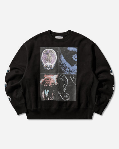 Cav Empt Xo Riff Crew Neck Black Sweatshirts Crewneck CES28CS10 BLACK