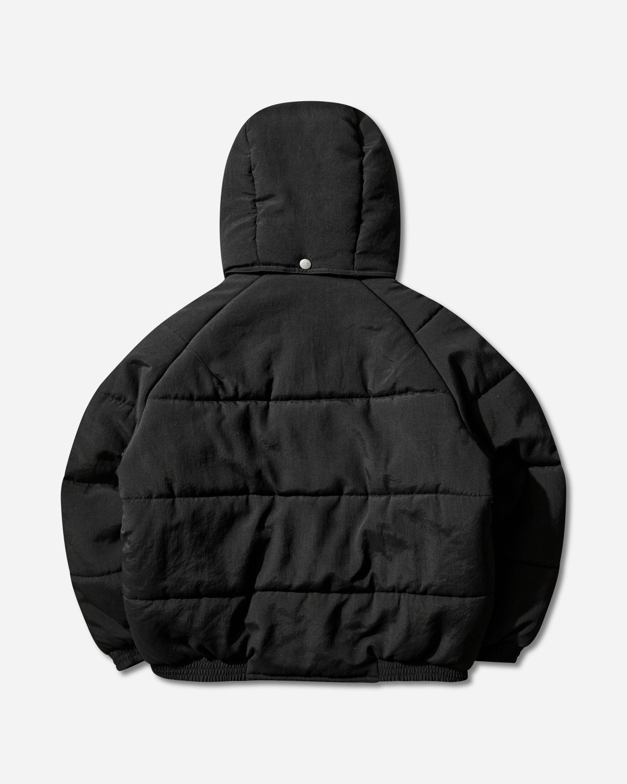 Cav Empt Diagonal Flap Puff Jacket Black Coats and Jackets Down Jackets CES28JK03 BLACK