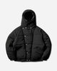 Cav Empt Diagonal Flap Puff Jacket Black Coats and Jackets Down Jackets CES28JK03 BLACK