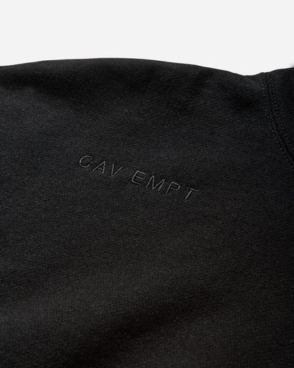 Cav Empt Solid Loose Hoody Black Black Sweatshirts Hoodies CES28CS13 BLACK