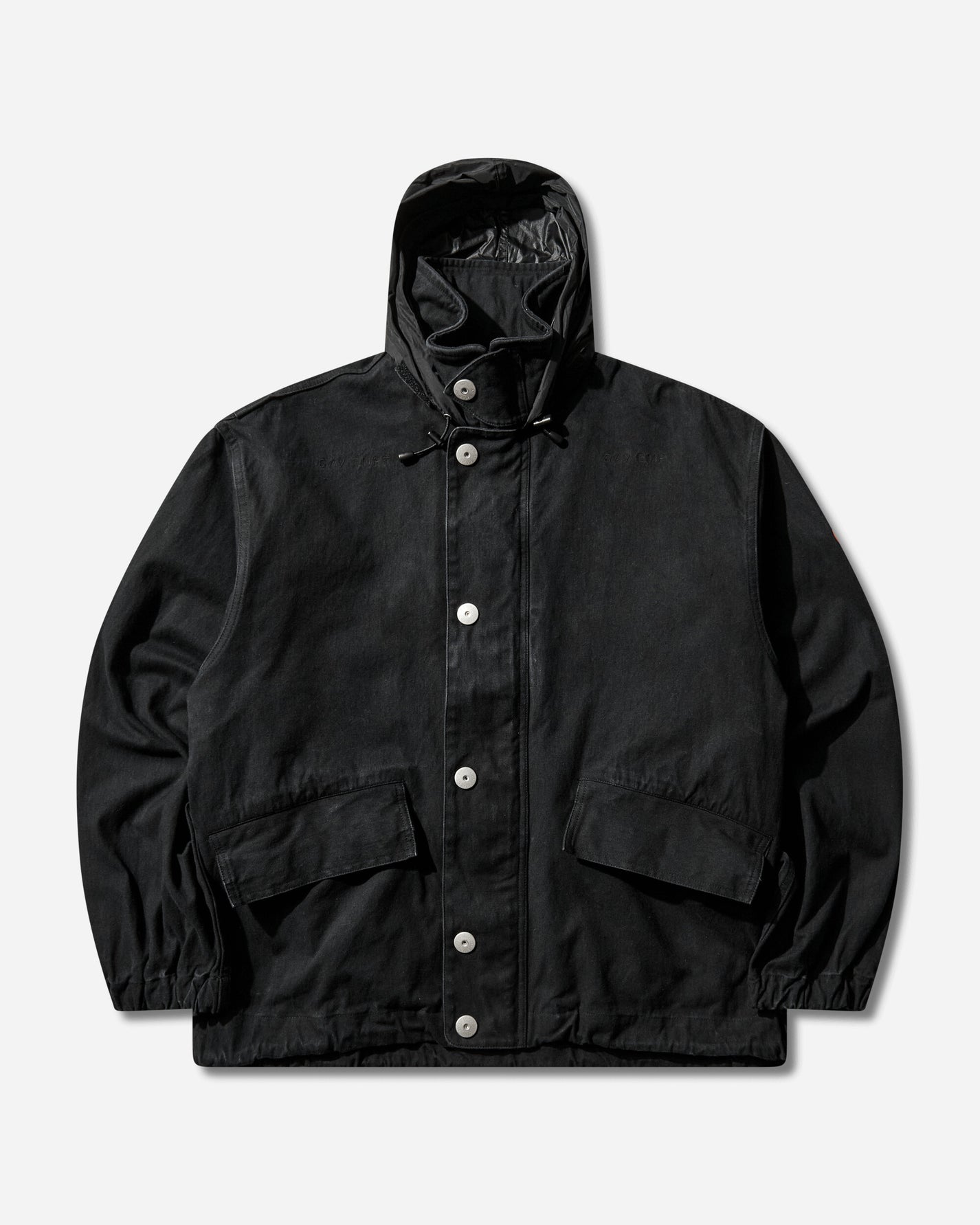 Cav Empt Canvas Casual Zip Jacket Black Coats and Jackets Jackets CES29JK10 BLACK