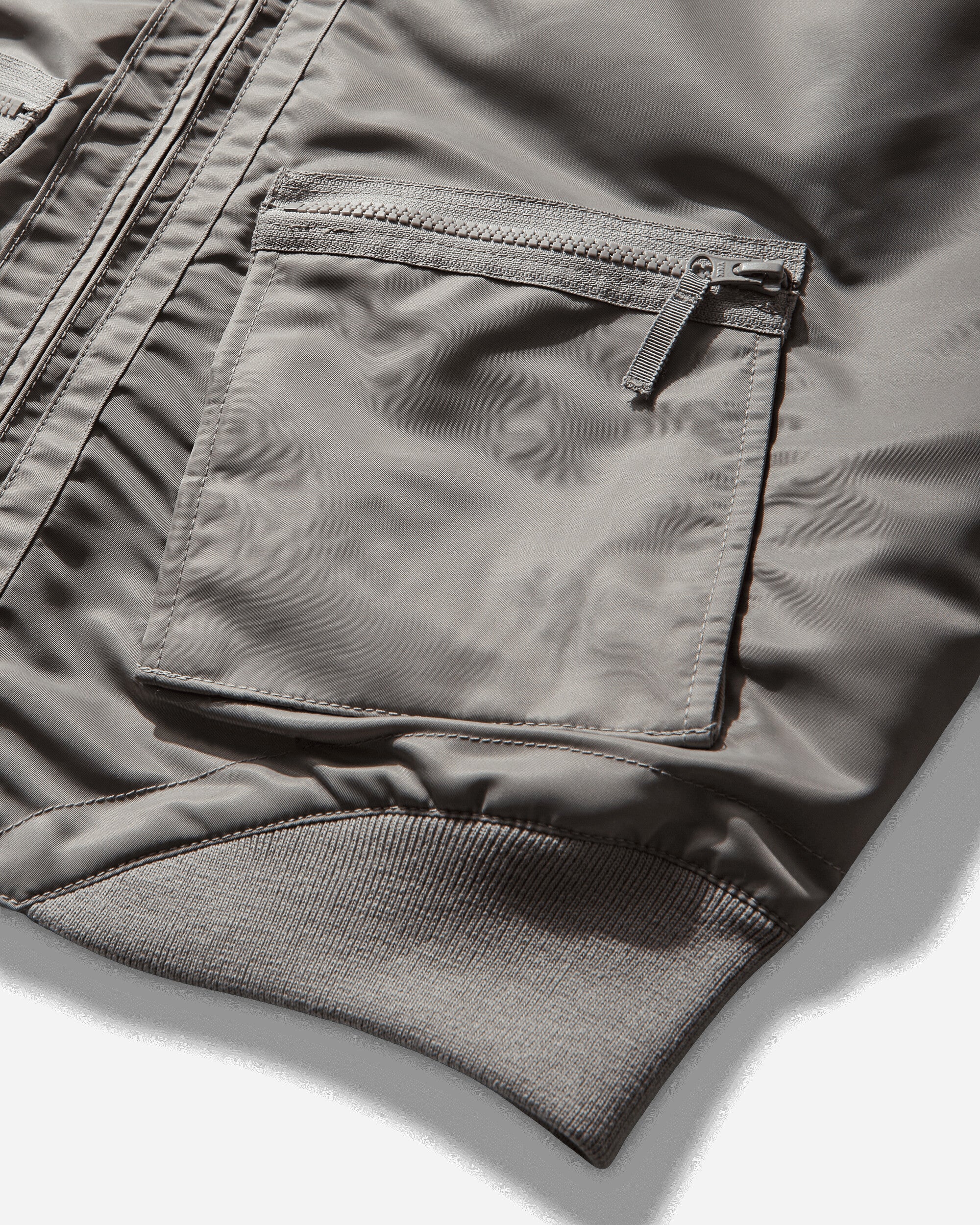 Cav Empt Design Nylon Zip Jacket Grey Coats and Jackets Jackets CES29JK04 GREY