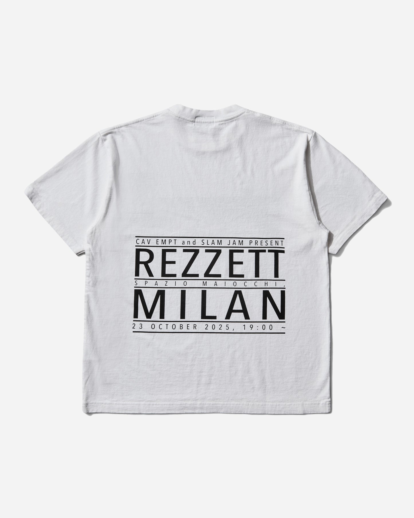 Cav Empt Cav Empt X Slam Jam Rezzett T-Shirt White T-Shirts Shortsleeve CES28T23 WHT