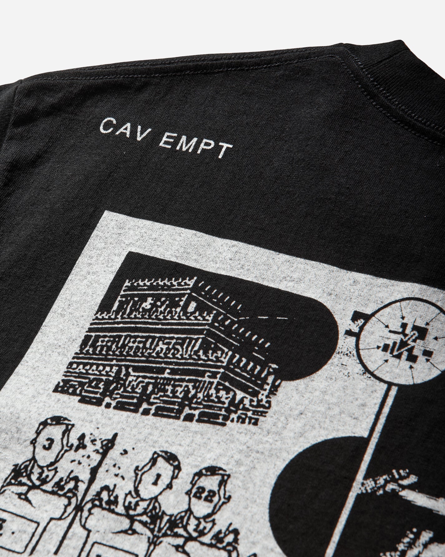 Cav Empt Md Caveat Aedificator T Black T-Shirts Shortsleeve CES29T10 BLACK