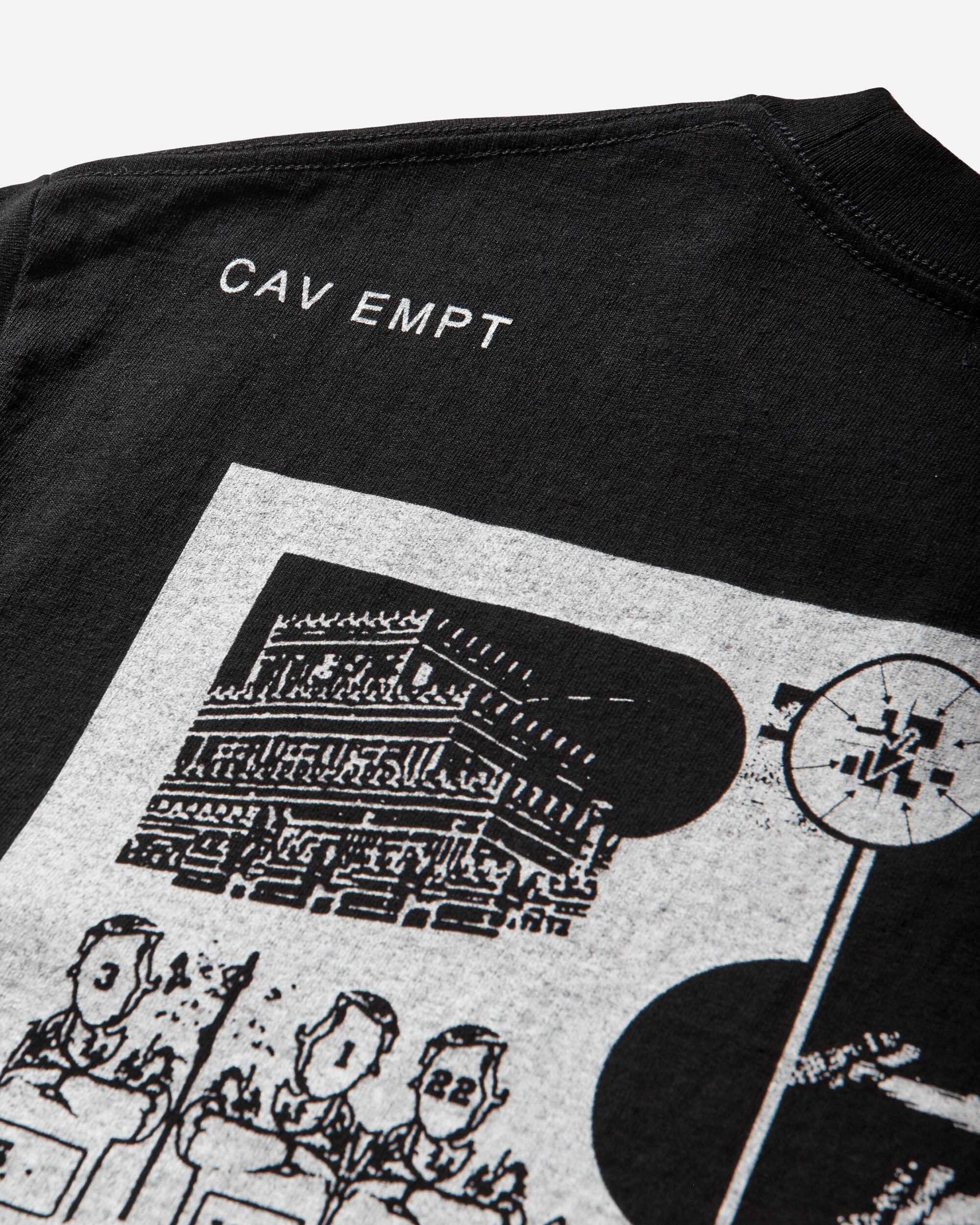 Cav Empt Md Caveat Aedificator T Black T-Shirts Shortsleeve CES29T10 BLACK