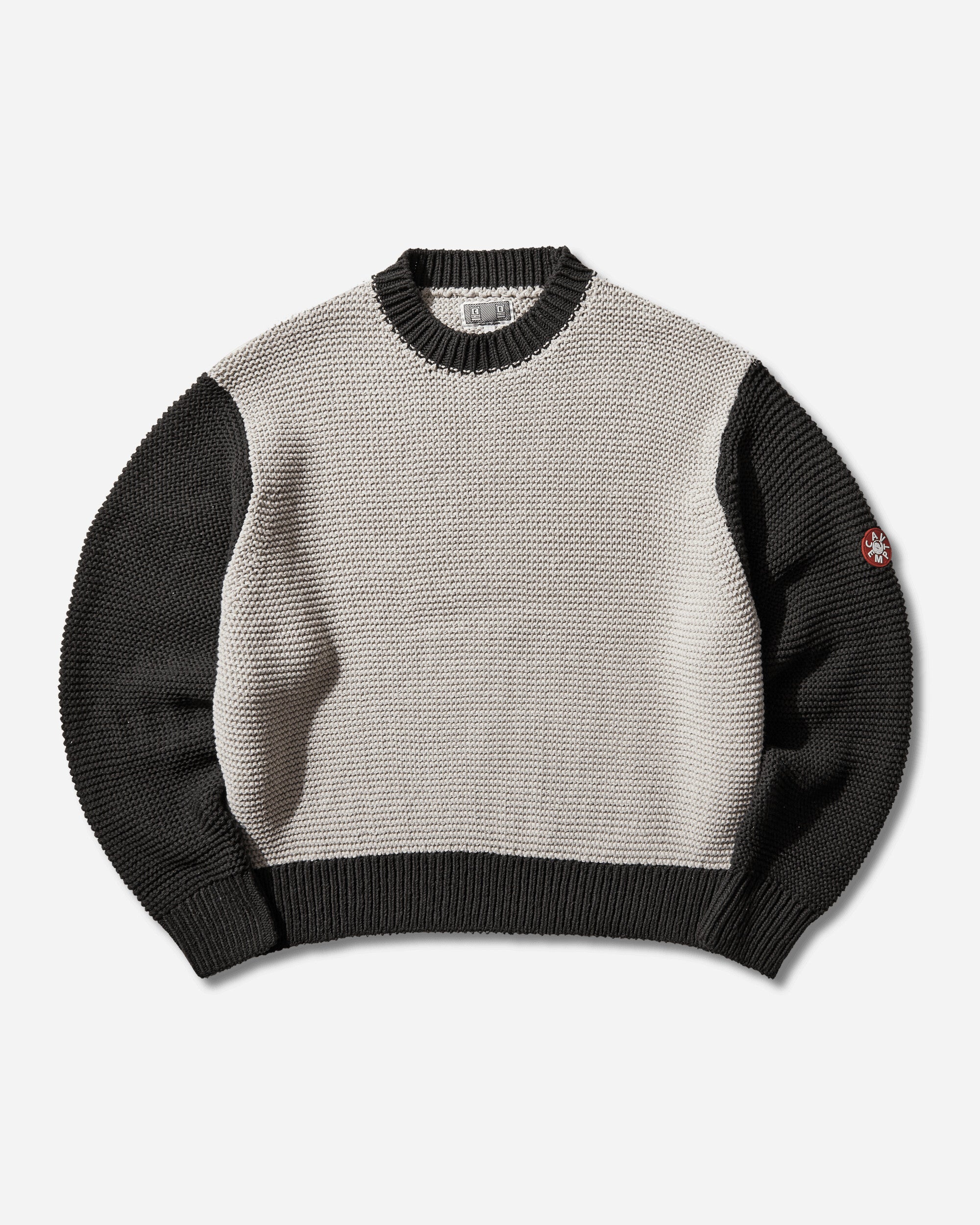 Cav Empt Coloured Cotton Knit Grey Knitwears Sweaters CES29KN02 GREY