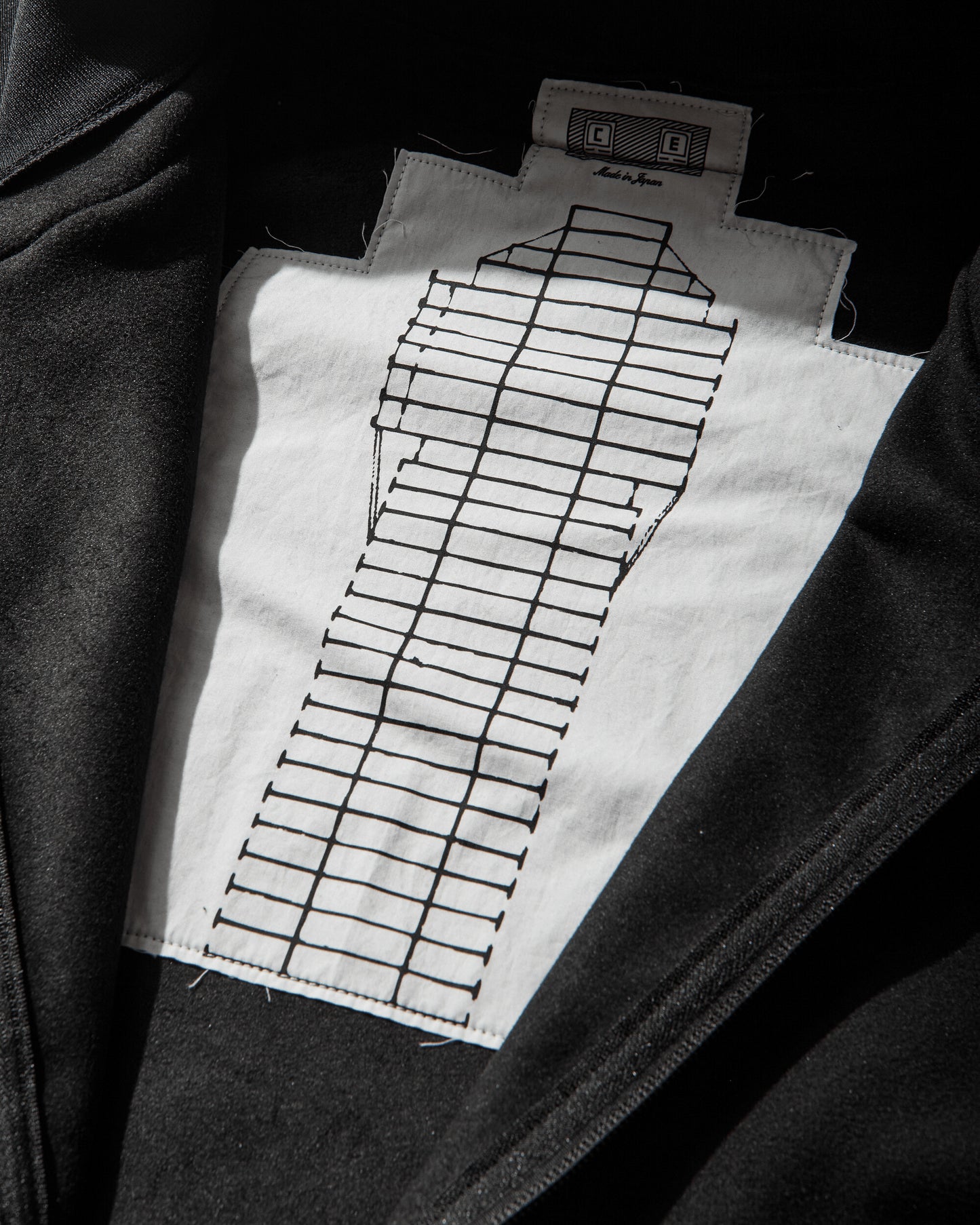 Cav Empt Attached Hood Fleece Zip Up Black Sweatshirts Zip-Ups CES29CS18 BLACK