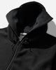 Cav Empt Attached Hood Fleece Zip Up Black Sweatshirts Zip-Ups CES29CS18 BLACK