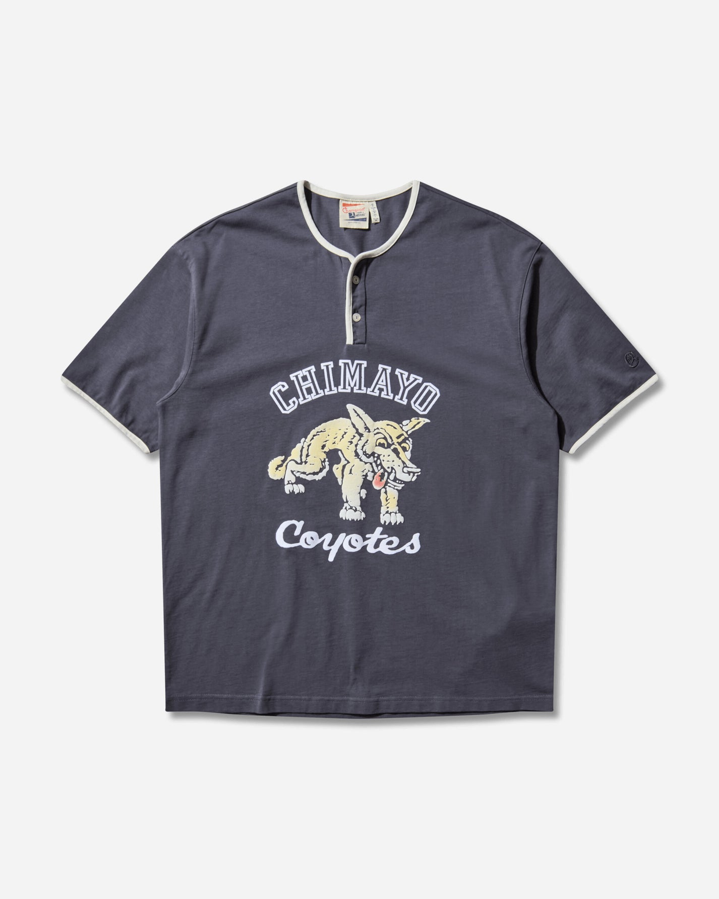 Champion Crewneck Short Sleeves Sweatshirt Navy T-Shirts Shortsleeve 221839 ES524