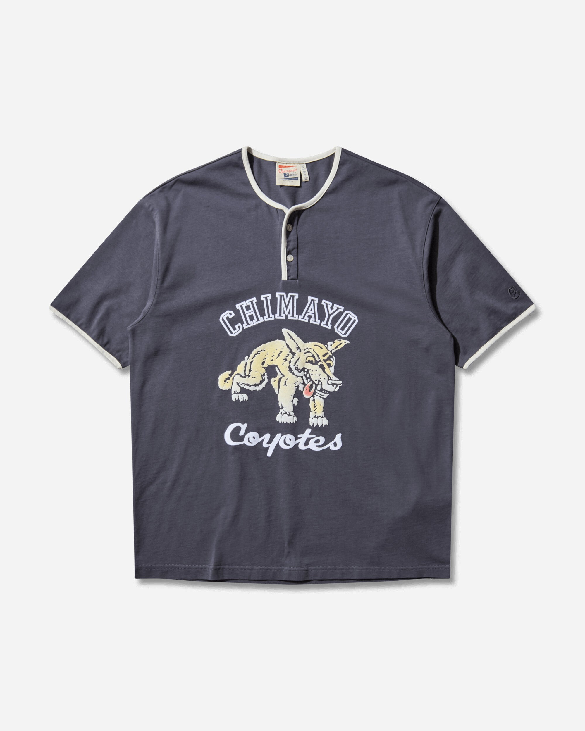 Champion Crewneck Short Sleeves Sweatshirt Navy T-Shirts Shortsleeve 221839 ES524