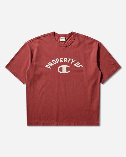 Champion Crewneck Tshirt Red T-Shirts Shortsleeve 222338 RSRPOHTLM