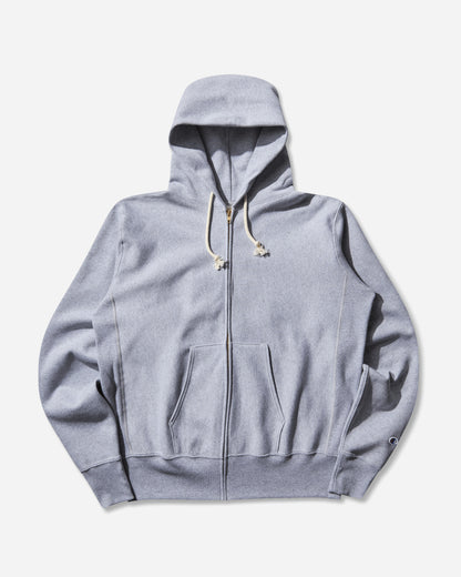 Champion Full Zip Hoodie Sweatshirt Grey Sweatshirts Zip-Ups 221583 X070