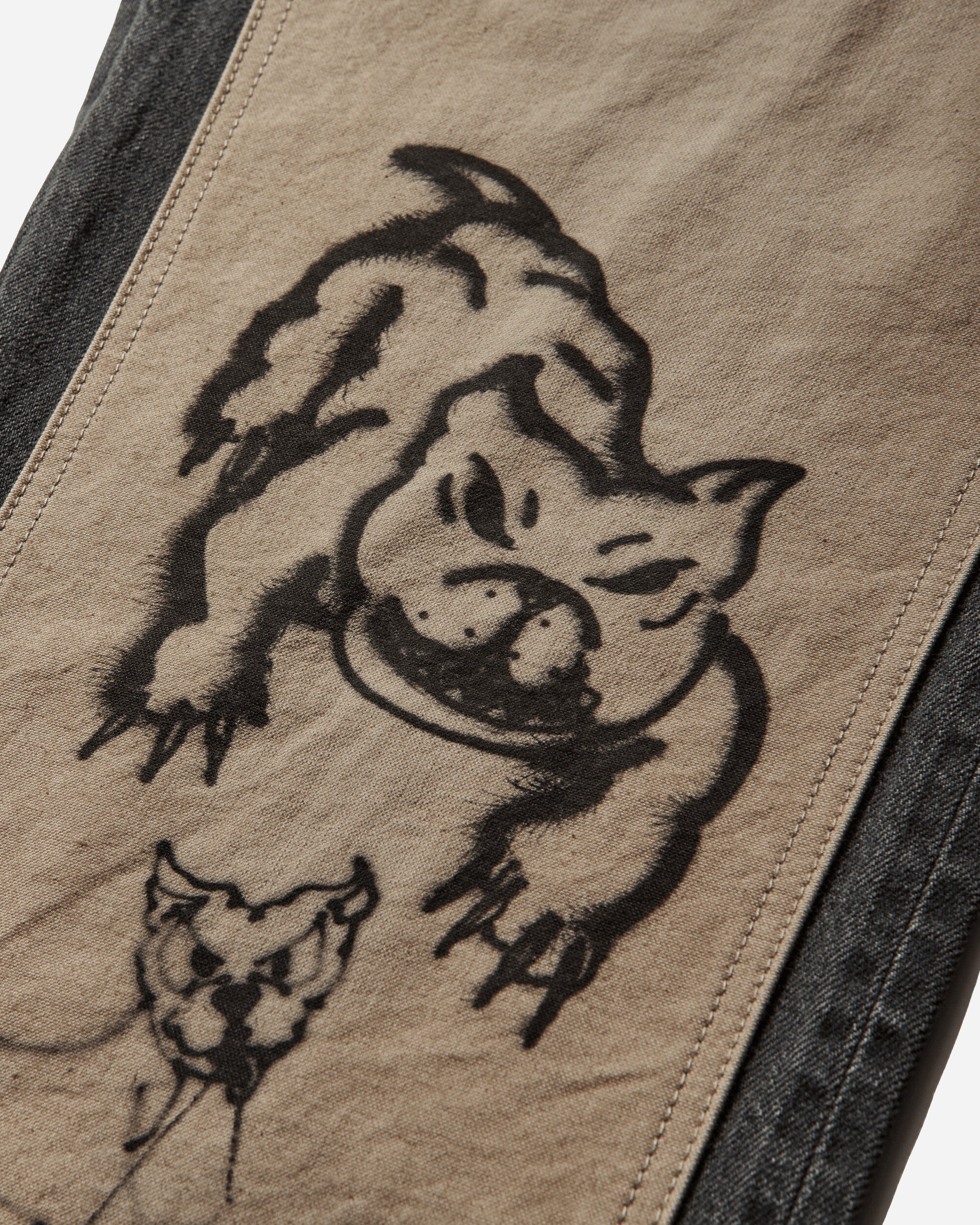 Chito 10 Pocket Denim Washed Black Pants Denim C0825D002 WASHEDBLACK