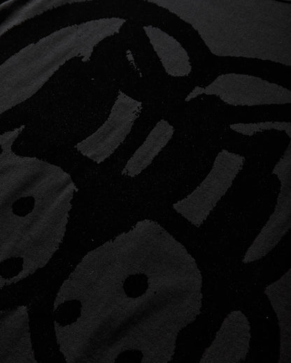 Chito Flocked Pup Ss Tee Black T-Shirts Shortsleeve C0825T011 BLACK