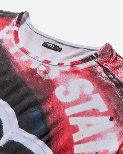 Chito Paris Tee Red T-Shirts Shortsleeve C0225T008 001