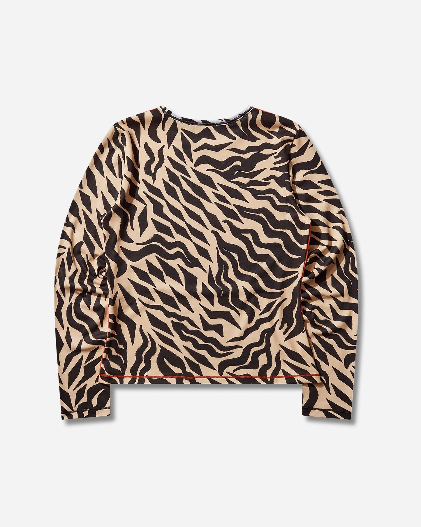 Chopova Lowena Wmns Cutty Sark Cats Fitted Jersey Top Multicolor T-Shirts Longsleeve 2452 MULTI