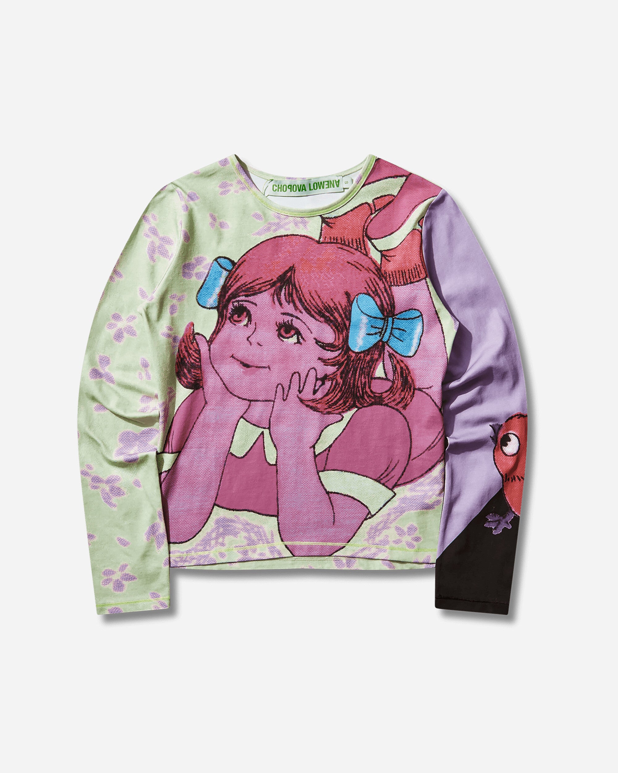 Chopova Lowena Wmns Daydream Fitted Jersey Top Multicolor T-Shirts Longsleeve 2453 MULTI