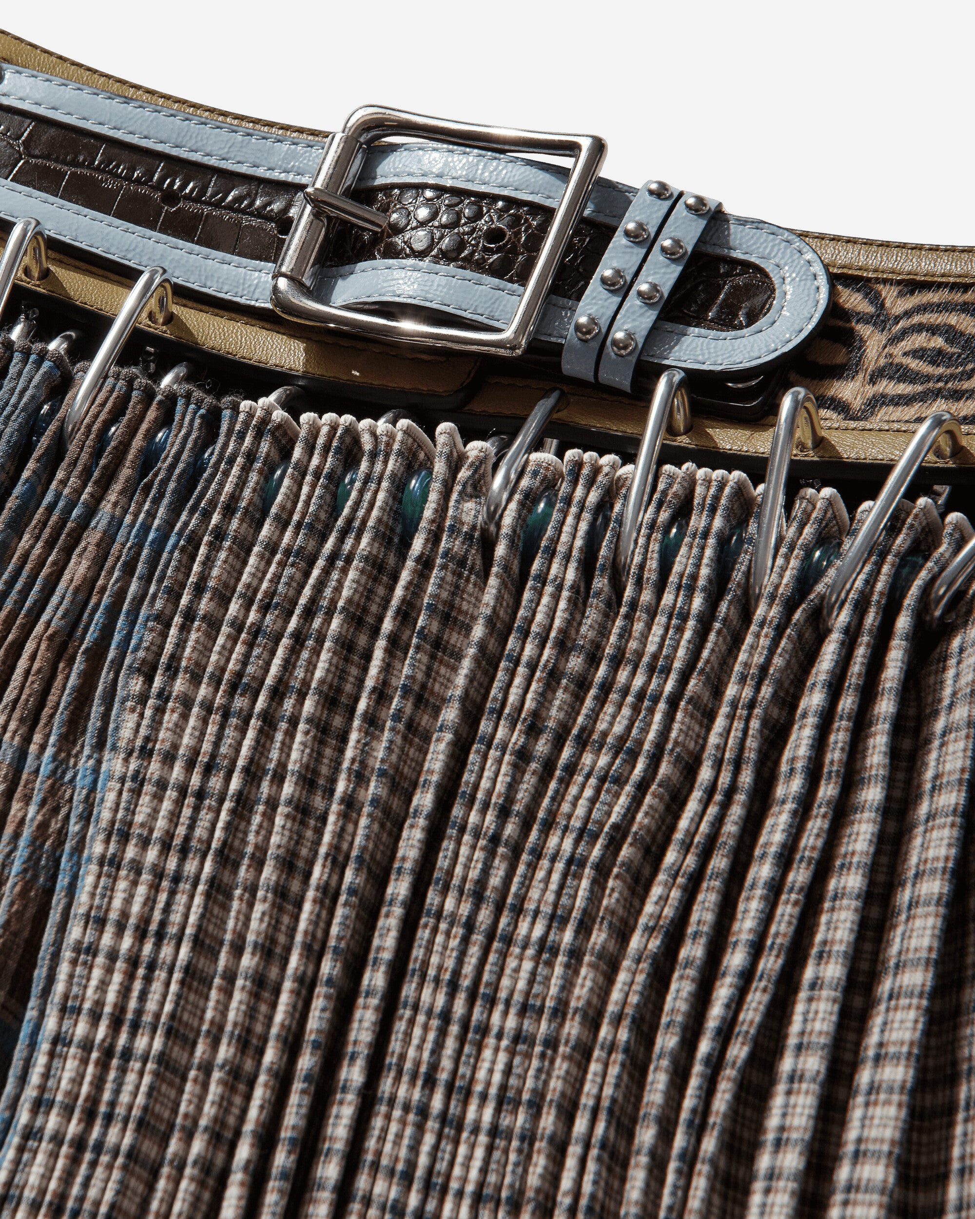 Chopova Lowena Wmns Cotton Mini Carabiner Skirt Multicolor Skirts Mini 3382 MULTI