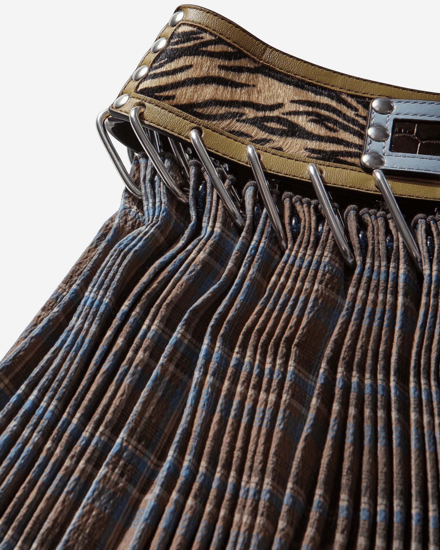 Chopova Lowena Wmns Cotton Mini Carabiner Skirt Multicolor Skirts Mini 3382 MULTI