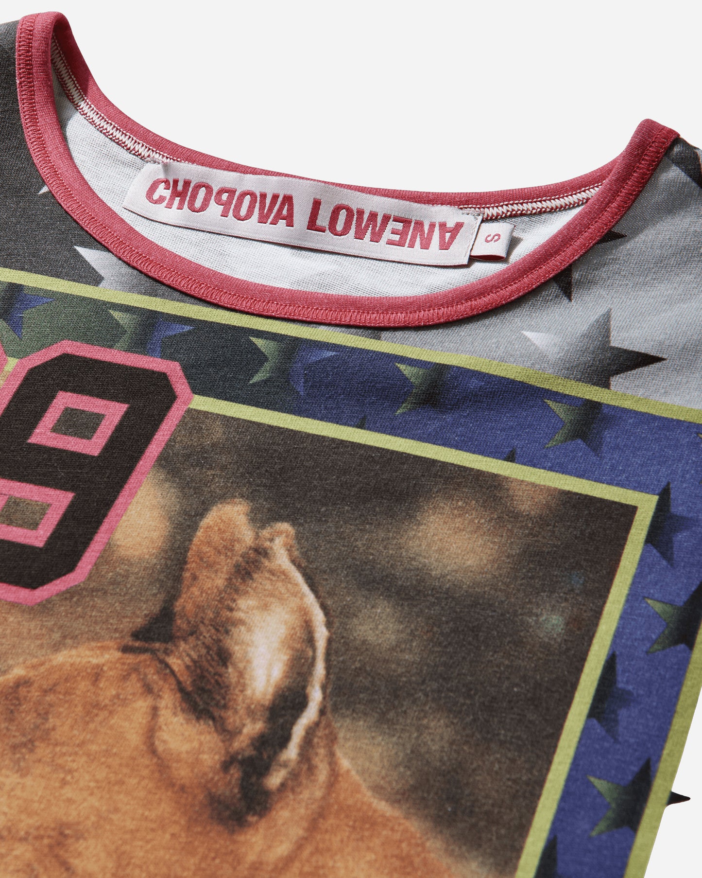 Chopova Lowena Wmns Deptford Dogs Ss Jersey Top Multicolor T-Shirts Shortsleeve 2454 MULTI