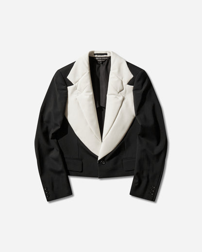 Comme Des Garçons Homme Plus Men'S Jacket Black X Natural Coats and Jackets Blazers PQ-J021-S26 1