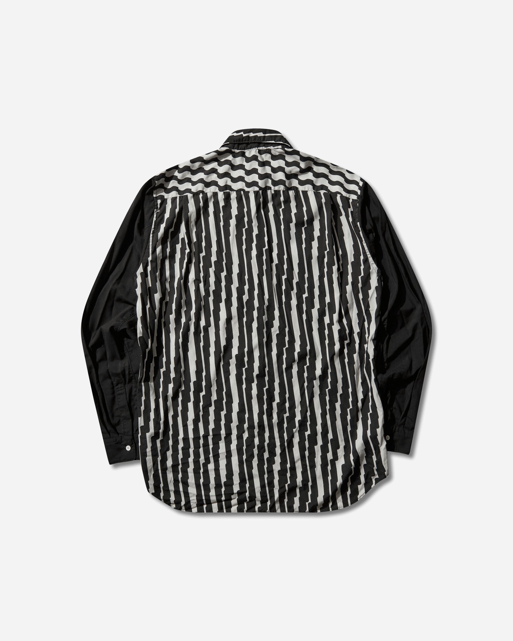 Comme Des Garçons Homme Plus Men'S Shirt Wht/Blk X Blk Shirts Longsleeve Shirt PQ-B028-S26 1