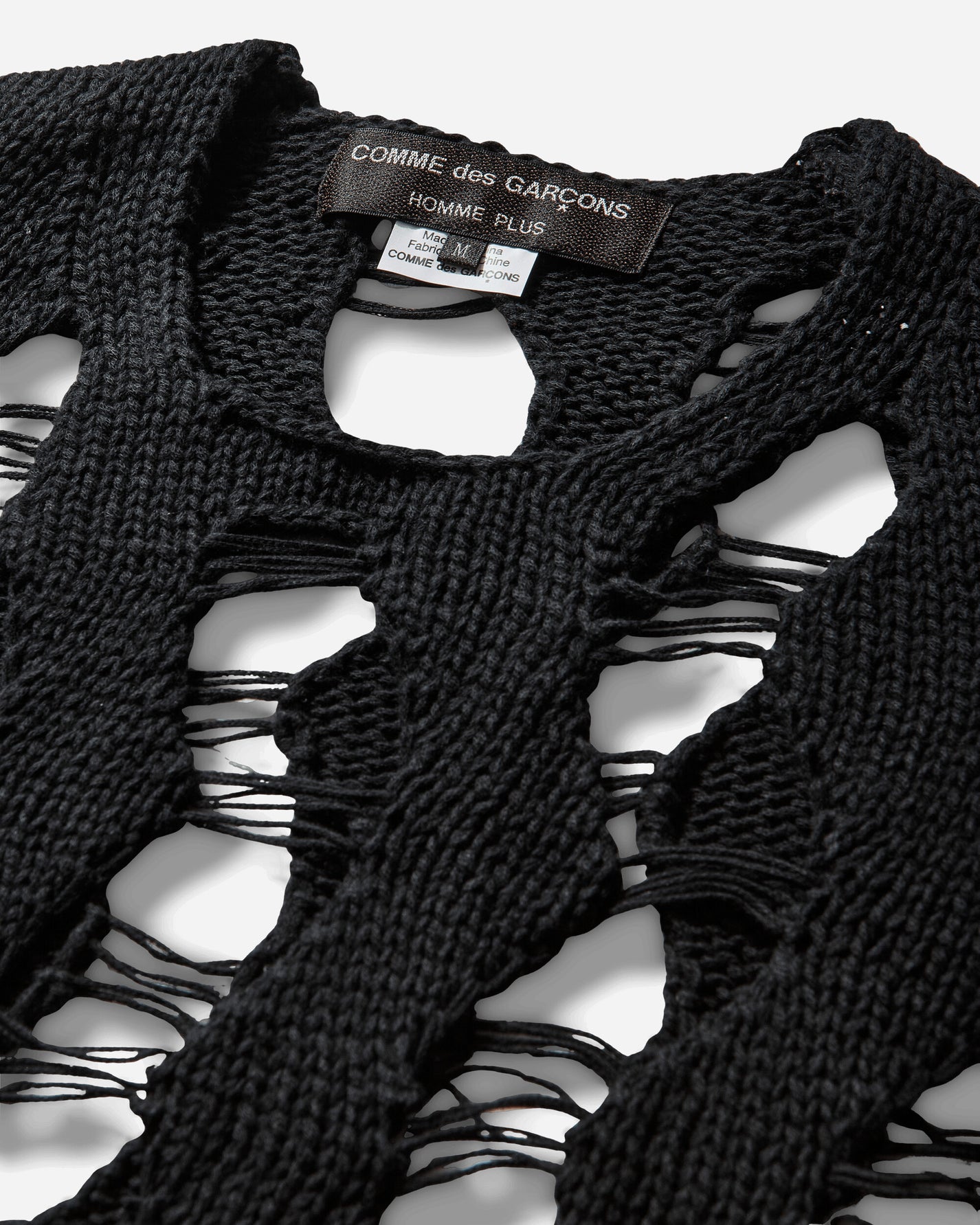 Comme Des Garçons Homme Plus Men'S Sweater Black Knitwears Sweaters PQ-N006-S26 1