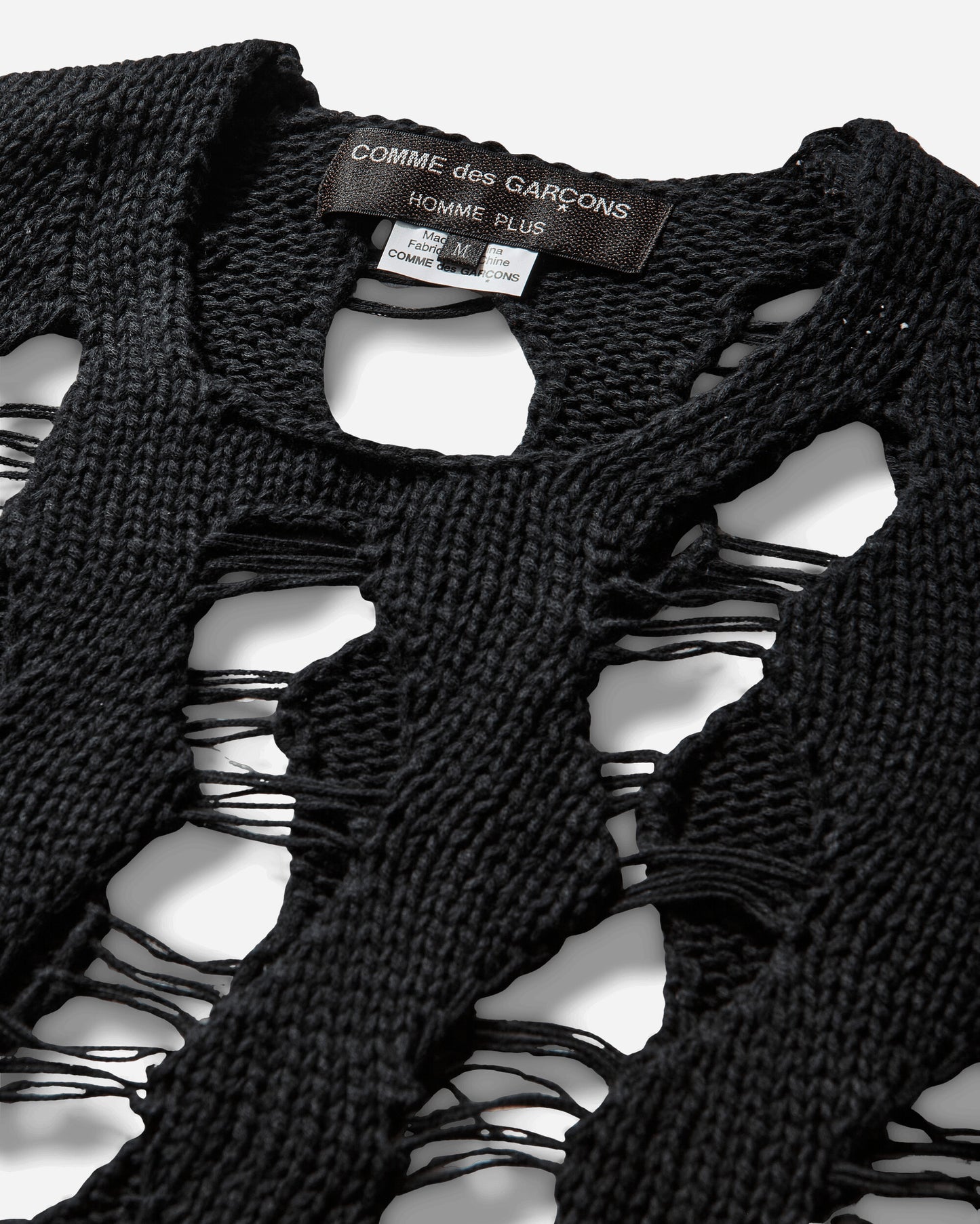 Comme Des Garçons Homme Plus Men'S Sweater Black Knitwears Sweaters PQ-N006-S26 1