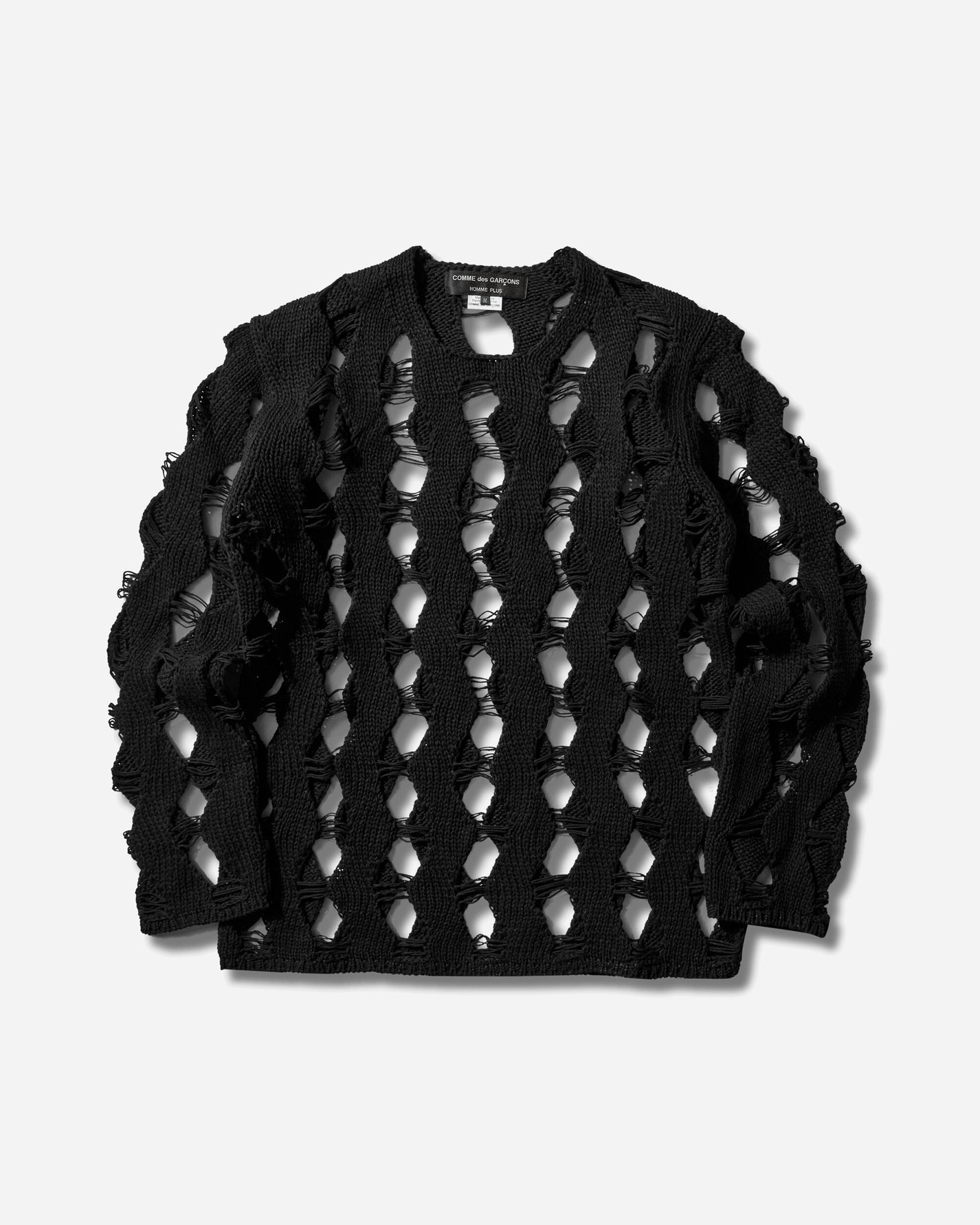 Comme Des Garçons Homme Plus Men'S Sweater Black Knitwears Sweaters PQ-N006-S26 1