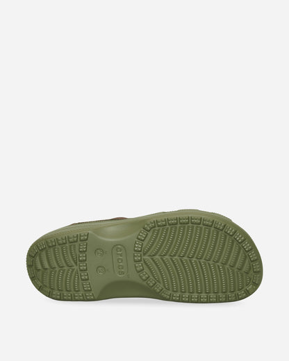 Crocs Classic Boat Shoe Army Green/Walnut Sandals and Slides Sandals and Mules CR.212022 AGWT