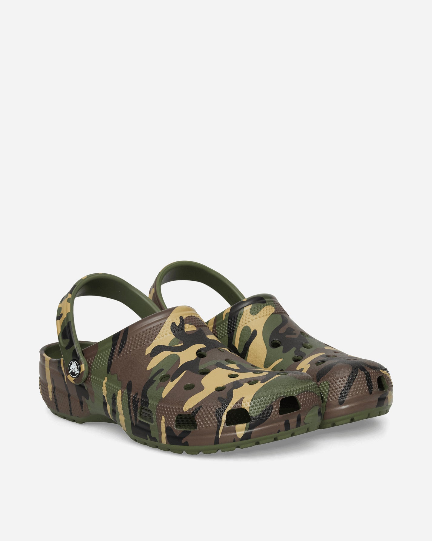 Crocs Classic Camouflage Clog Army Green/Multi Sandals and Slides Sandals and Mules CR.211936 AGMT