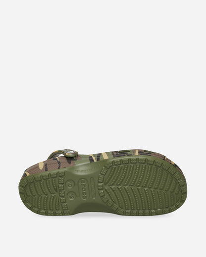 Crocs Classic Camouflage Clog Army Green/Multi Sandals and Slides Sandals and Mules CR.211936 AGMT