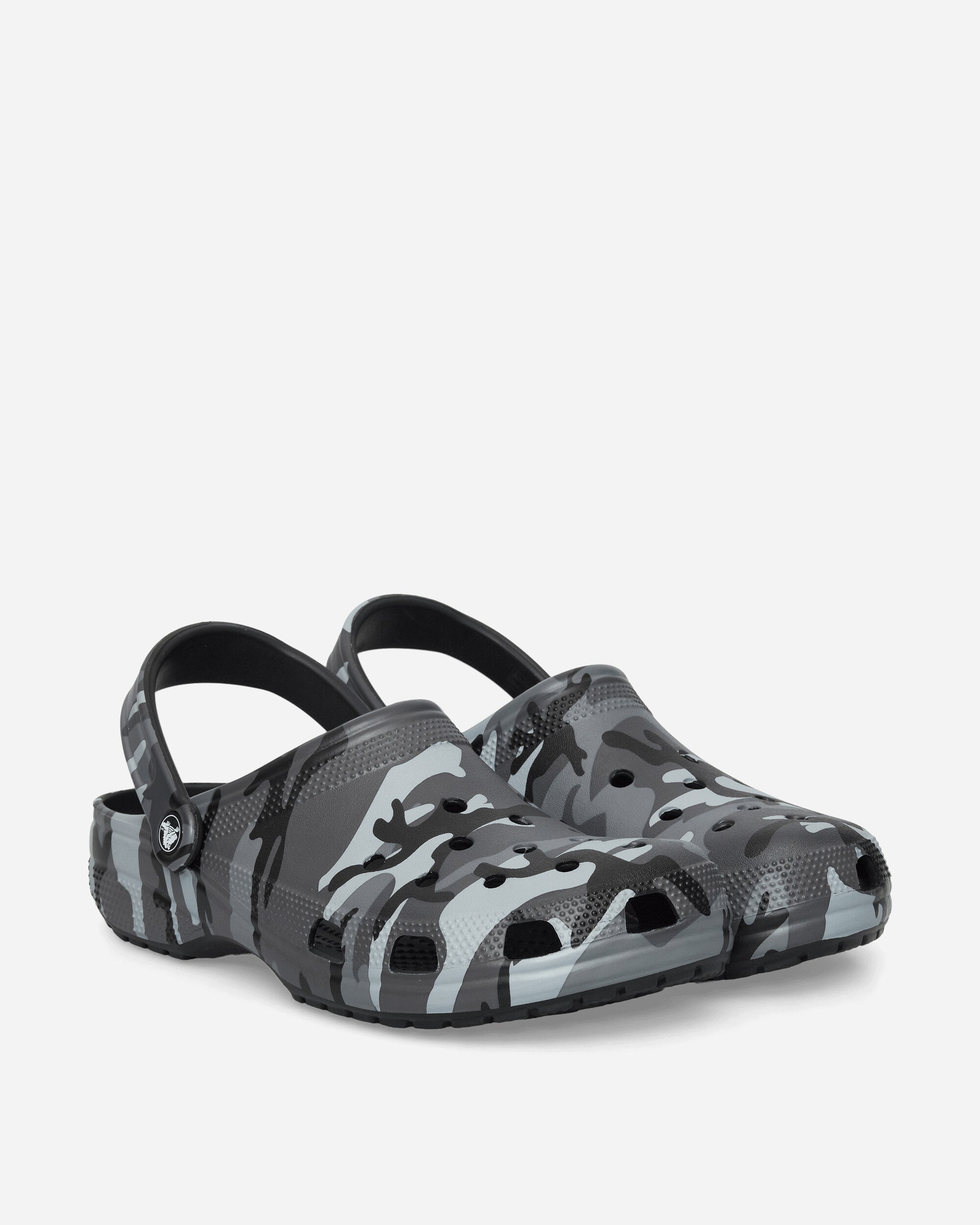 Crocs Classic Camouflage Clog Black/Slate Grey Sandals and Slides Sandals and Mules CR.211936 BKSG