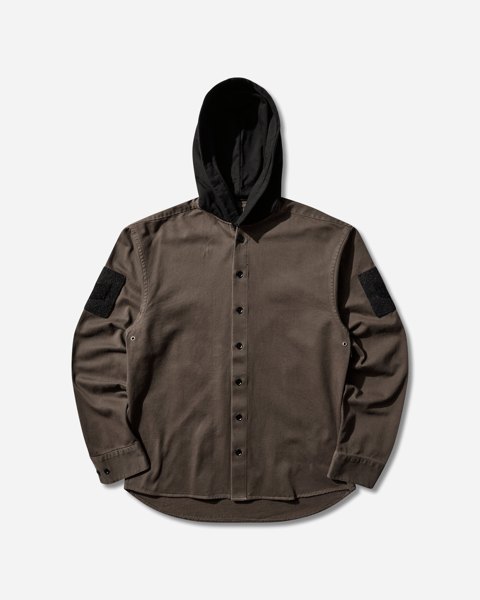 DIARY 1999 Hooded Shirt Khaki Shirts Longsleeve Shirt DIARYHDSHTKHAKI KHK