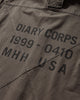 DIARY 1999 Hooded Shirt Khaki Shirts Longsleeve Shirt DIARYHDSHTKHAKI KHK