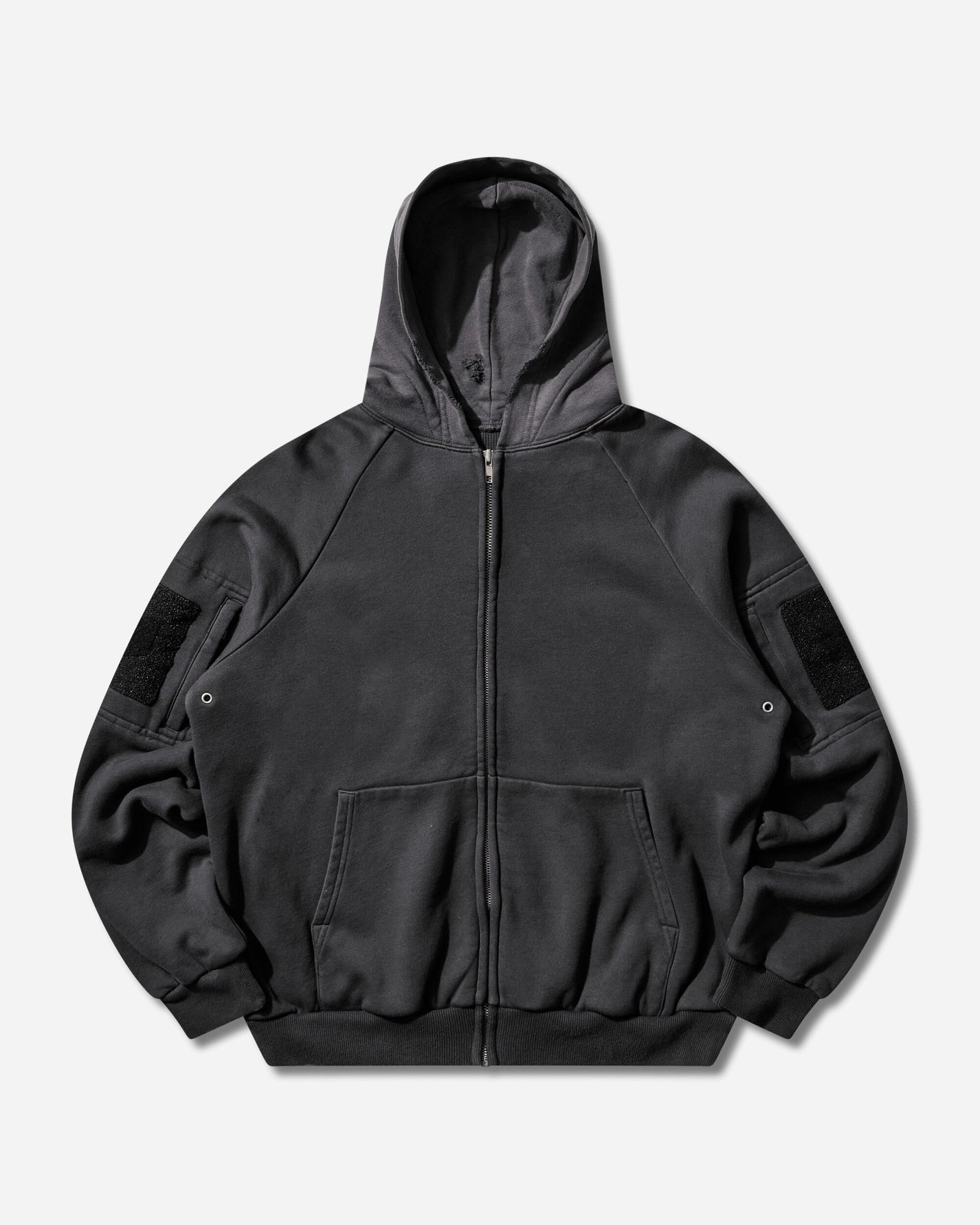 DIARY 1999 Waffle Lined Hoodie Black Sweatshirts Zip-Ups DIARYWAFFHDBLK BLK