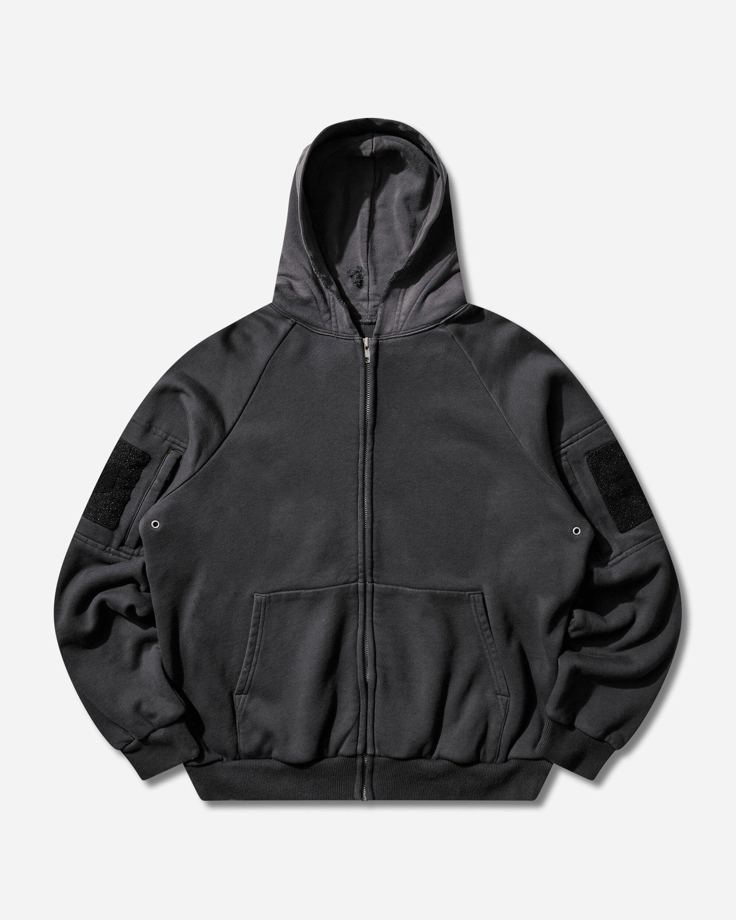 DIARY 1999 Waffle Lined Hoodie Black Sweatshirts Zip-Ups DIARYWAFFHDBLK BLK