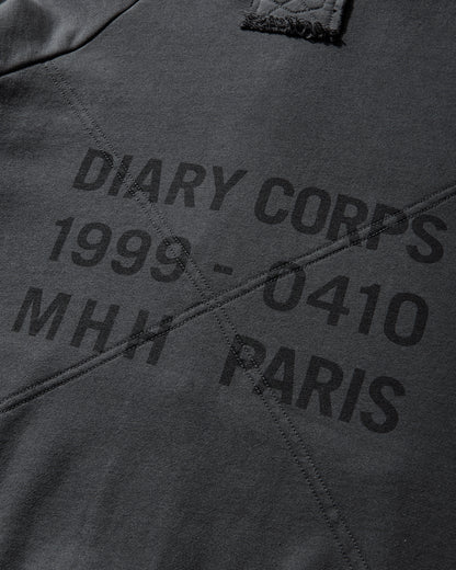 DIARY 1999 Waffle Lined Hoodie Black Sweatshirts Zip-Ups DIARYWAFFHDBLK BLK